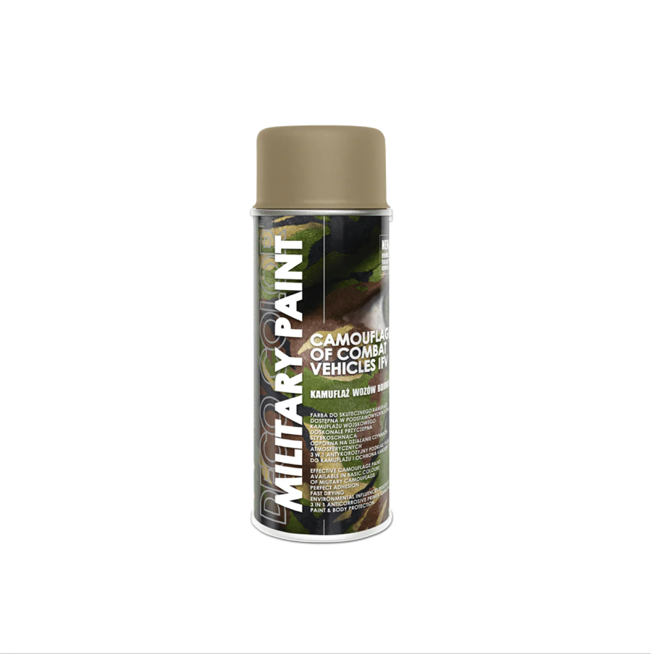 DECO Color Military Paint - Army Camouflage (400ml) - Image 3