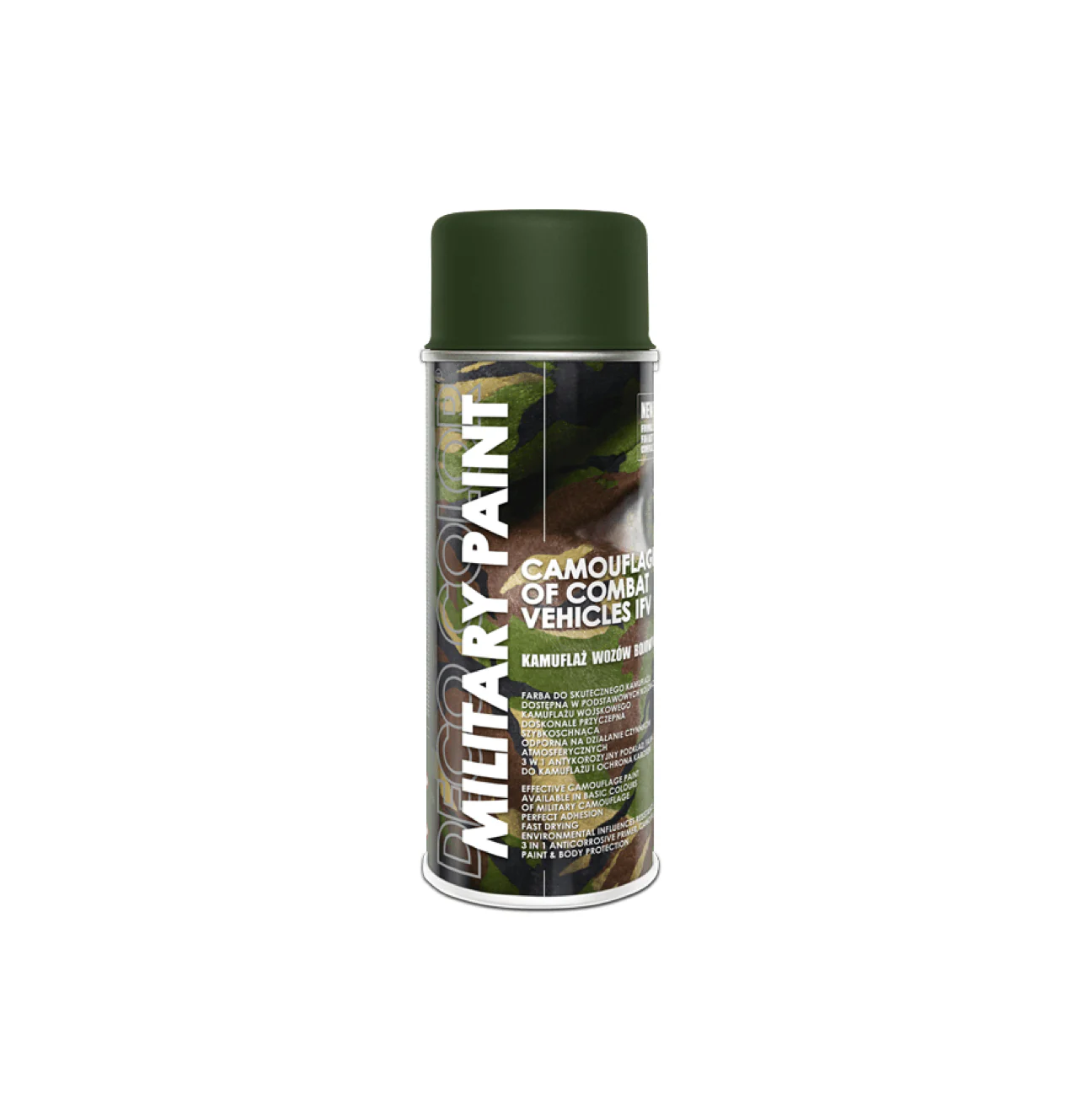 DECO Color Military Paint - Army Camouflage (400ml) - Image 5